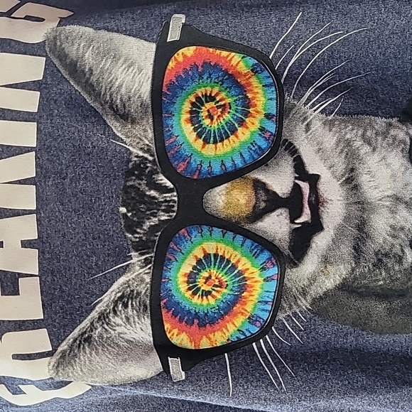 Delta Tops - MEOW CAT 🐈 tshirt. Mens 2X 2xl xxl